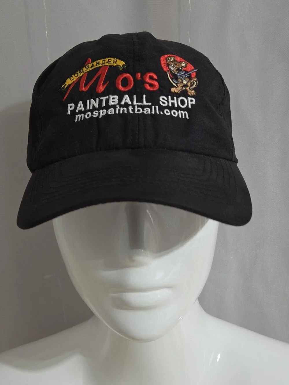 Maurice Gibb - Commander Mo's Paintball Shop Soft Lightweight Velcro Strap Hat